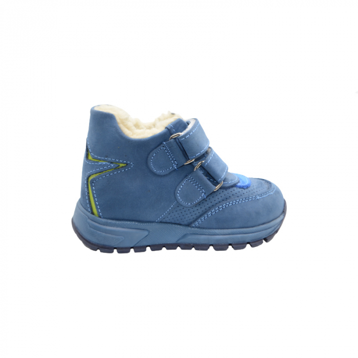 Ghete ortopedice imblanite pentru baieti Small Foot XD19/21-2-Bl-19, Bleumarin [2]
