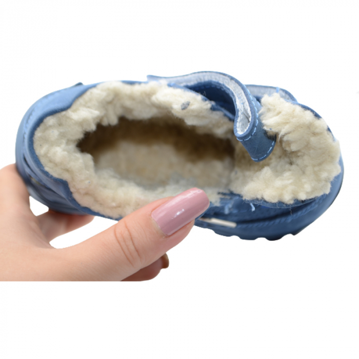 Ghete ortopedice imblanite pentru baieti Small Foot XD19/21-2-Bl-19, Bleumarin [3]