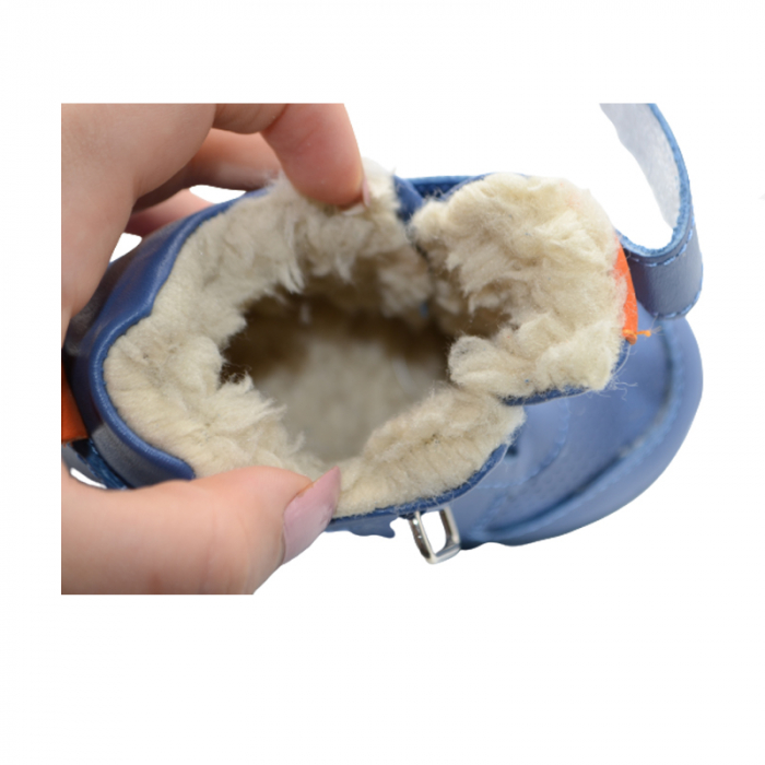 Ghete ortopedice imblanite pentru baieti Small Foot XD19/21-Bl-19, Bleumarin [3]