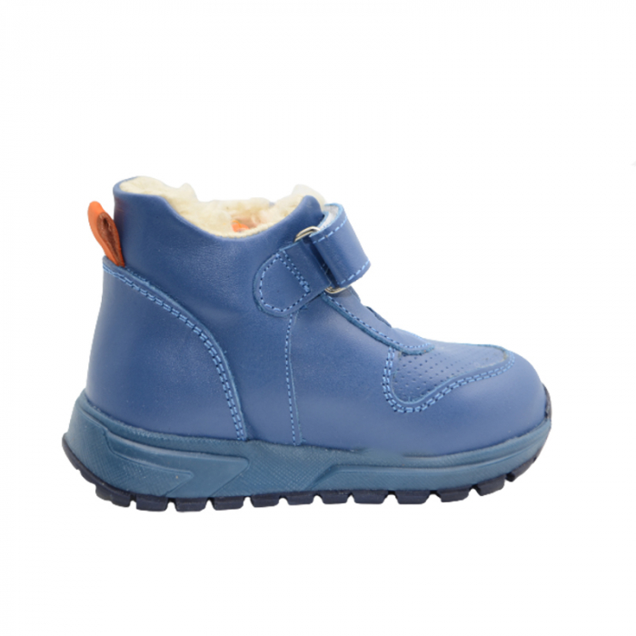 Ghete ortopedice imblanite pentru baieti Small Foot XD19/21-Bl-19, Bleumarin [2]