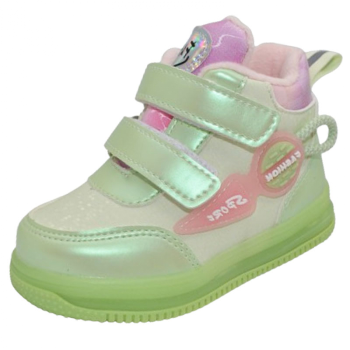 Ghete ortopedice imblanite pentru fete Tom Miki C-T9736-U, Verde [3]