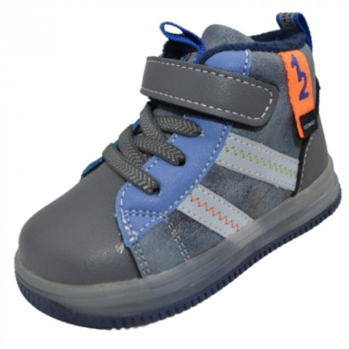 Ghete ortopedice imblanite pentru baieti Tom Miki C-T9731-C, Gri [3]