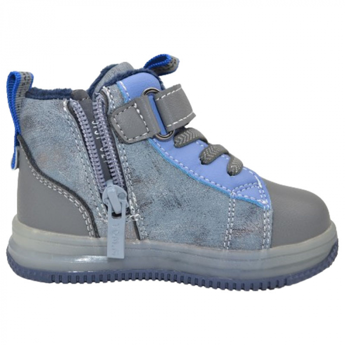 Ghete ortopedice imblanite pentru baieti Tom Miki C-T9731-C, Gri [2]