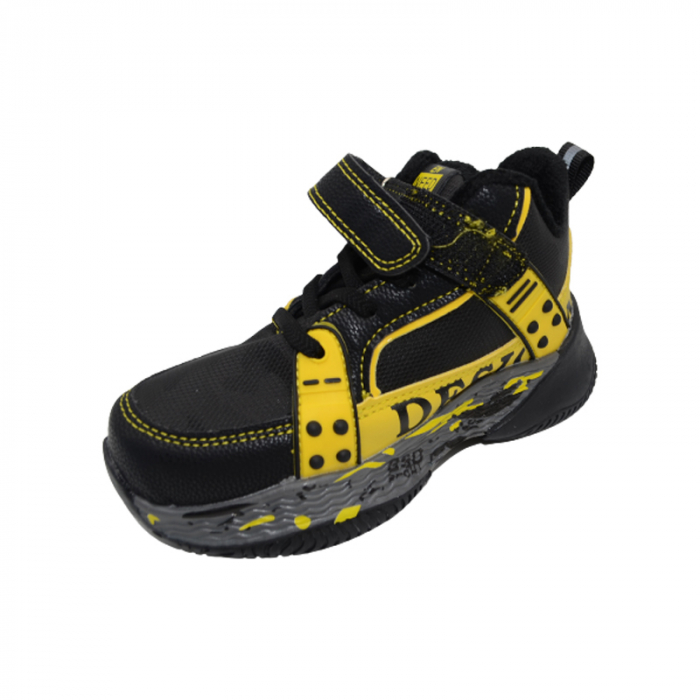 Ghete ortopedice imblanite pentru baieti Tom Miki T-0222-D, Negru [3]
