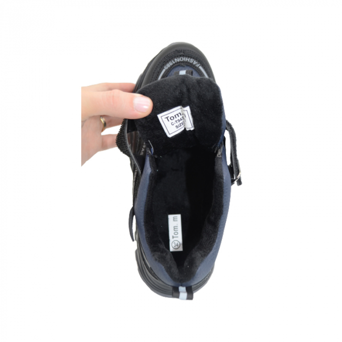 Ghete imblanite pentru baieti Tom Miki C-T9432-B, Bleumarin [4]