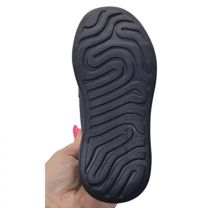 Ghete ortopedice imblanite pentru baieti Tom Miki T-10851-B, Bleumarin [5]