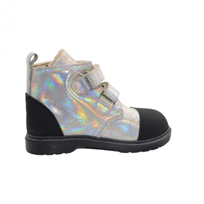 Ghete ortopedice imblanite pentru fete Small Foot SMLFS-21, Argintiu [2]