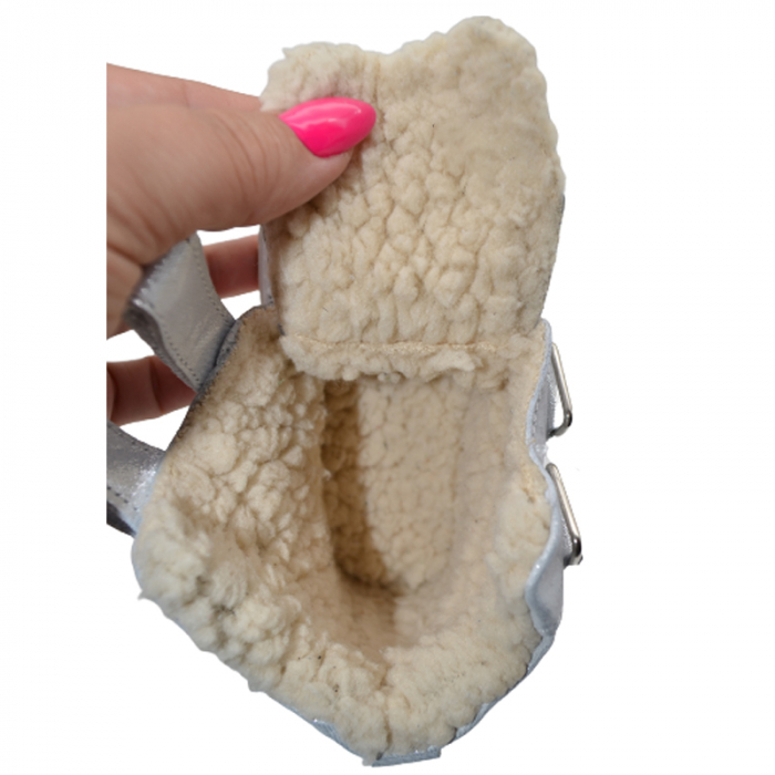 Ghete ortopedice imblanite pentru fete Small Foot SMF0108, Argintiu [5]