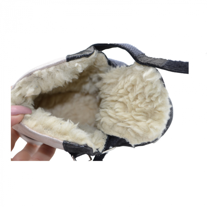 Ghete ortopedice imblanite pentru fete Small Foot XD19/21-N-19, Negru [3]