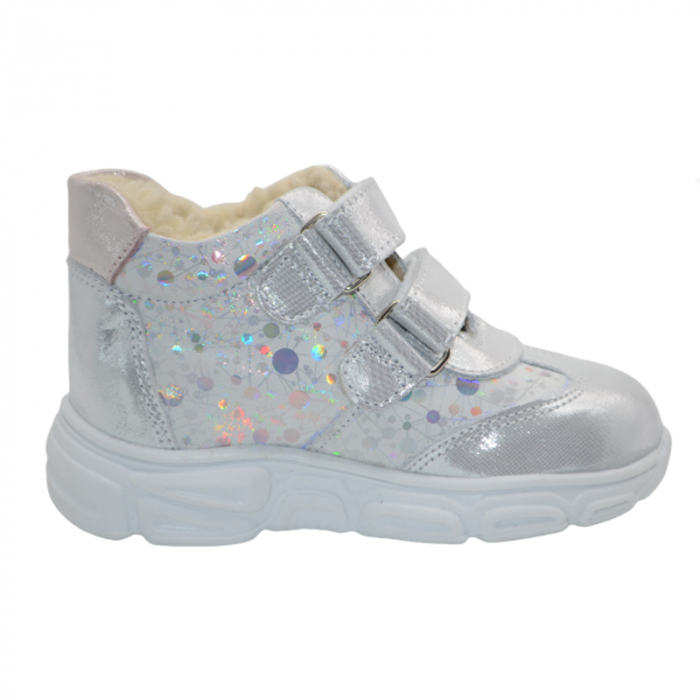 Ghete ortopedice imblanite pentru fete Small Foot XD22/25G-22, Gri [2]