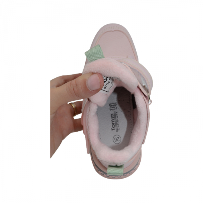 Ghete ortopedice imblanite pentru fete Tom Miki T-0221-B, Roz [4]