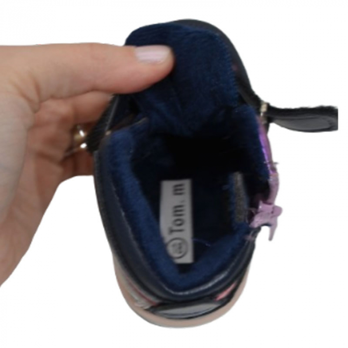 Ghete imblanite pentru fete Tom Miki C-T9435-B, Bleumarin [4]