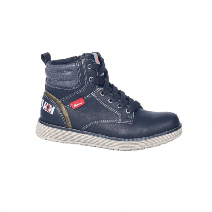Ghete pentru baieti American Club 735/17B-31, Bleumarin [3]