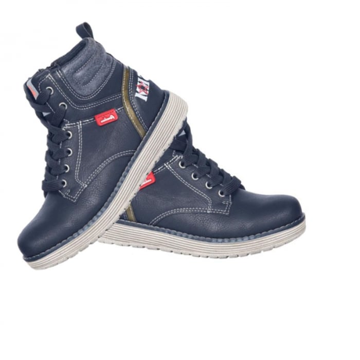 Ghete pentru baieti American Club 735/17B-31, Bleumarin [2]