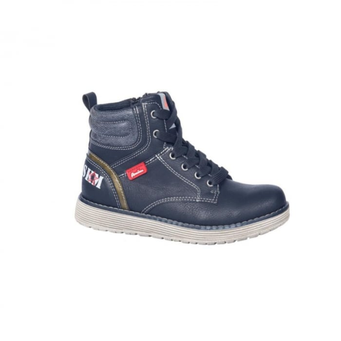 Ghete pentru baieti American Club 735/17B-31, Bleumarin [3]