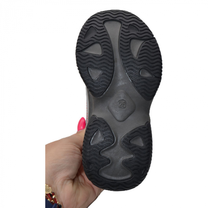 Ghete ortopedice imblanite pentru baieti Tom Miki T-0222-V, Bleumarin [5]