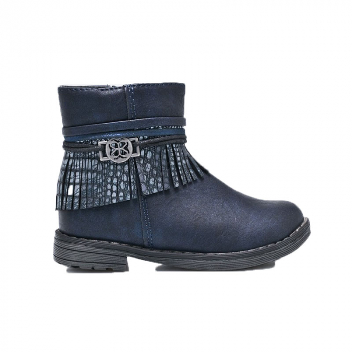 Ghete pentru fete American Club 799/16B-25, Bleumarin [4]