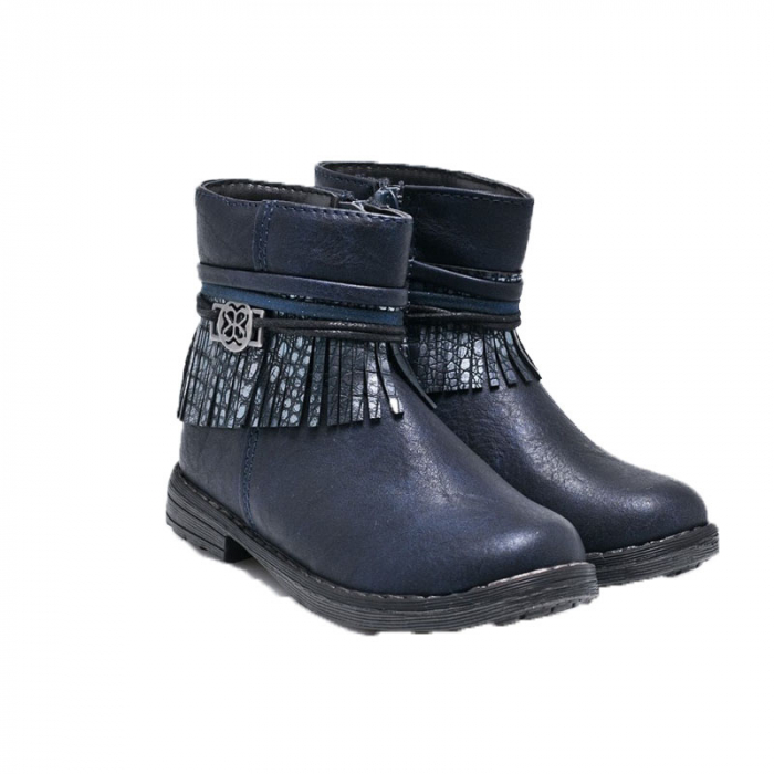 Ghete pentru fete American Club 799/16B-25, Bleumarin [3]