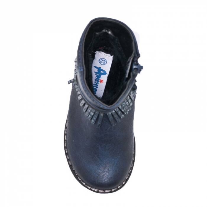 Ghete pentru fete American Club 799/16B-25, Bleumarin [5]