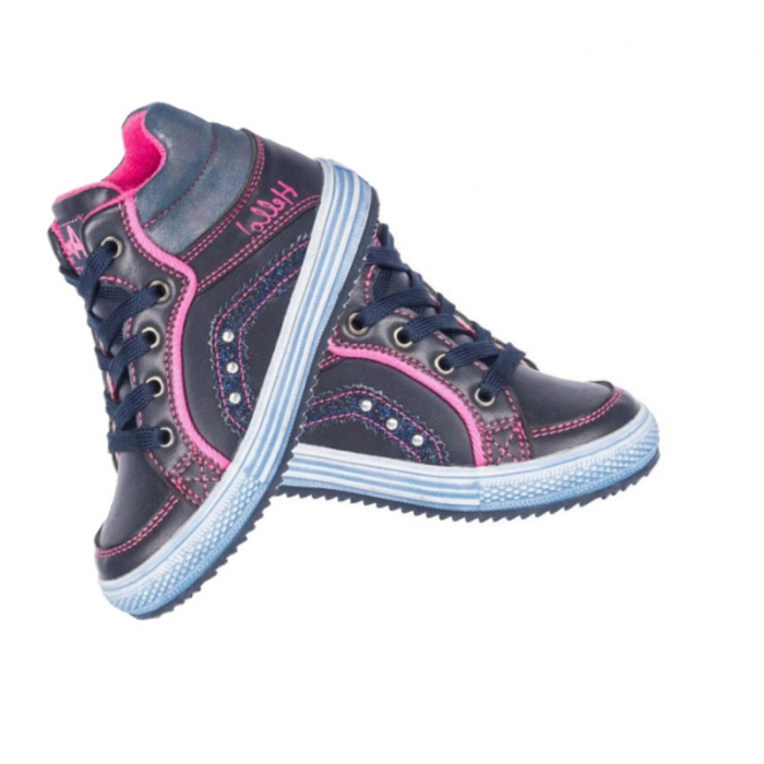 Ghete pentru fete American Club 805503-B-28, Bleumarin [2]