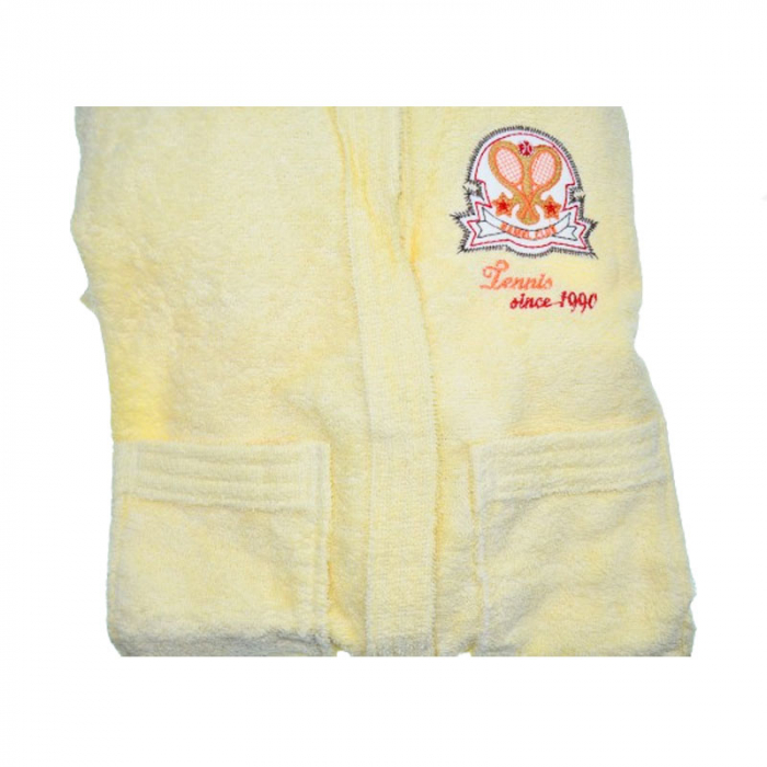 Halat de baie pentru baieti Mini Junior HB-403, Galben [4]