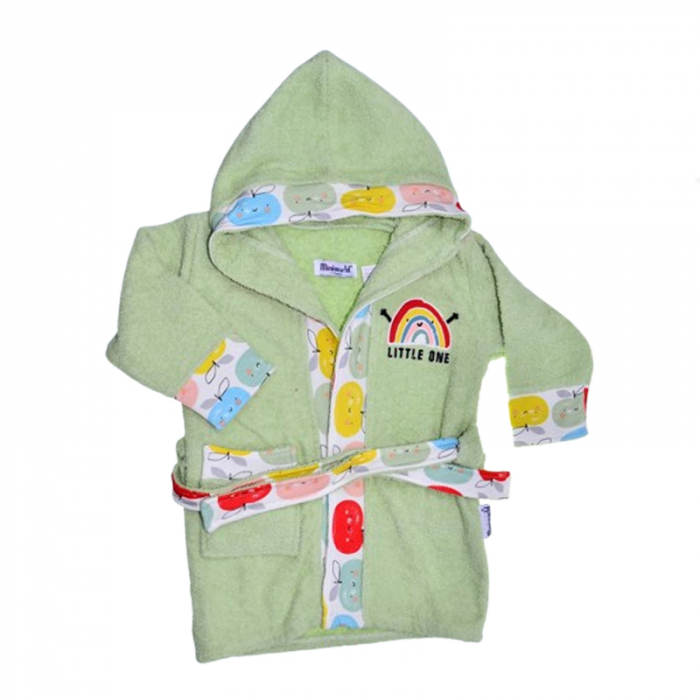 Halat de baie pentru baieti Mini Junior HLTMJ-6, Verde [1]
