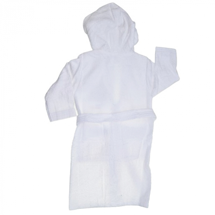 Halat de baie pentru baieti Minijunior MJ1504AL, Alb [2]