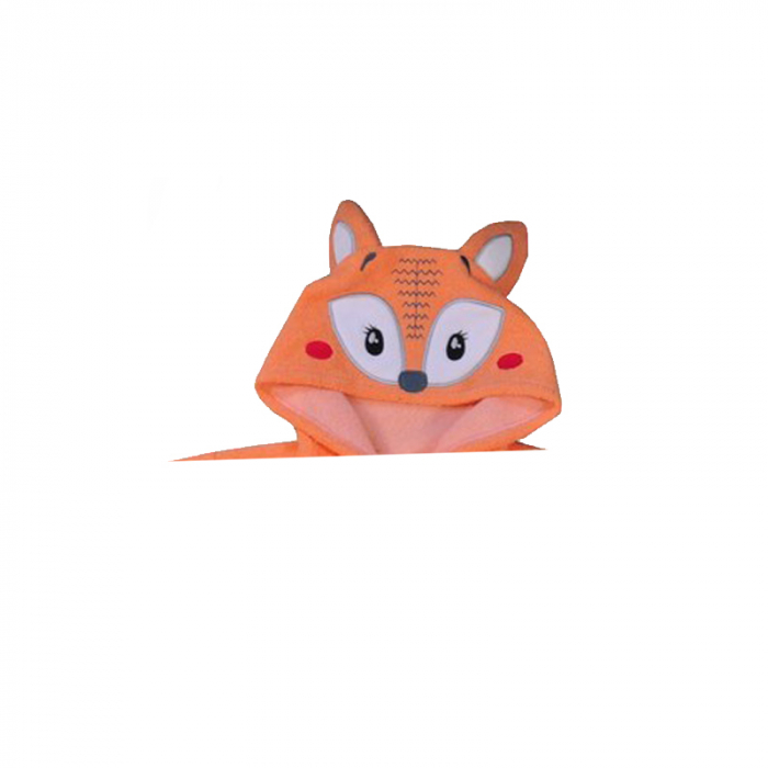 Halat de baie pentru copii Koala Stworek 05-041P2-92-cm, Portocaliu [2]