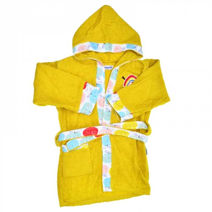 Halat de baie pentru copii Mini Junior 17010, Galben [1]