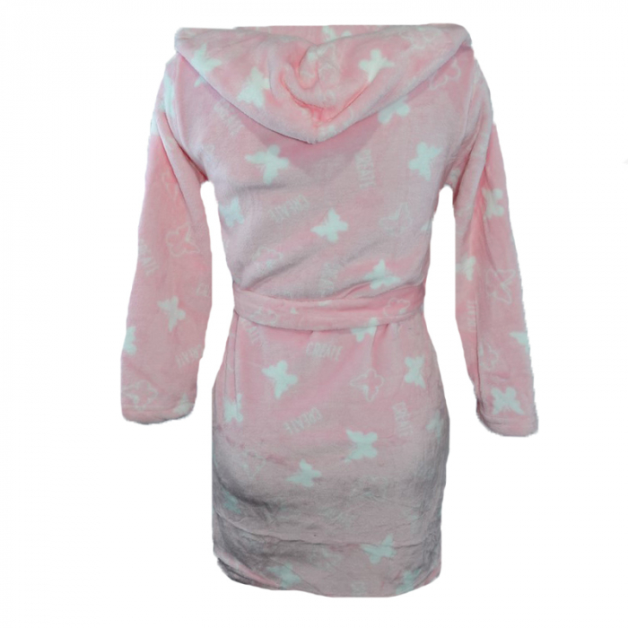 Halat de baie pentru fete Happy House HH-316-A, Roz [2]