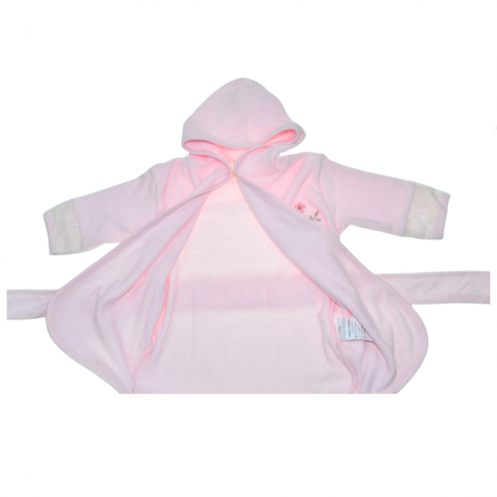 Halat de baie pentru fete Mini Junior HLTMJ-3, Roz [3]