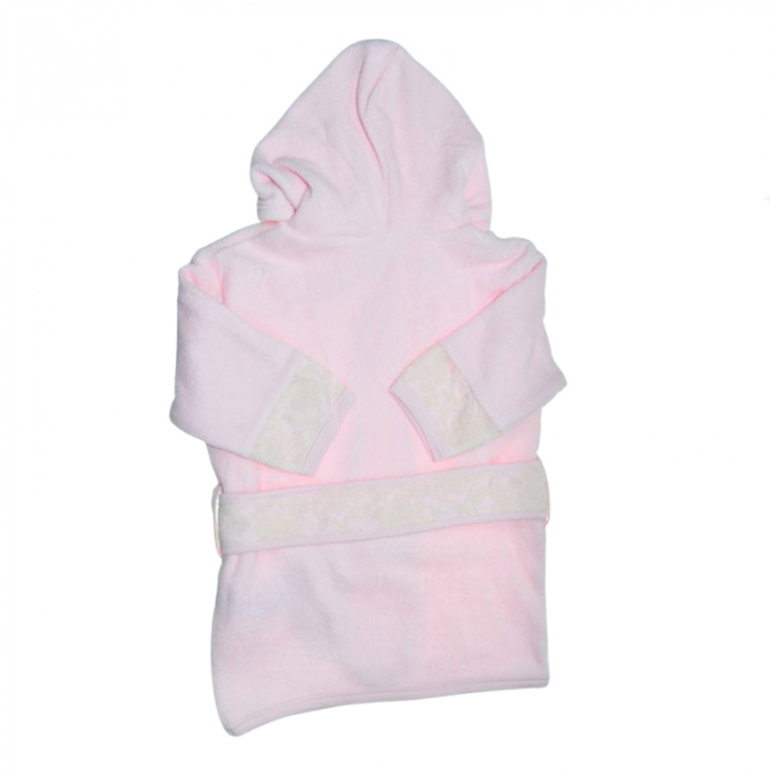 Halat de baie pentru fete Mini Junior HLTMJ-3, Roz [2]