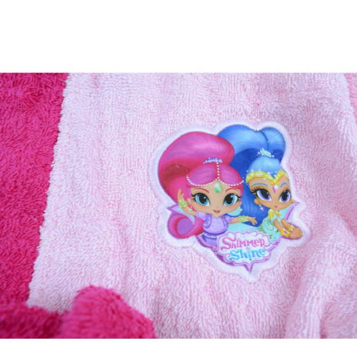 Halat de baie pentru fete Setino Shimmer & Shine 840-312-92-98-cm, Roz [4]
