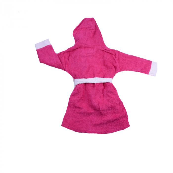 Halat de baie pentru fete Setino Shimmer & Shine 840-312F-92-98-cm, Fucsia [5]