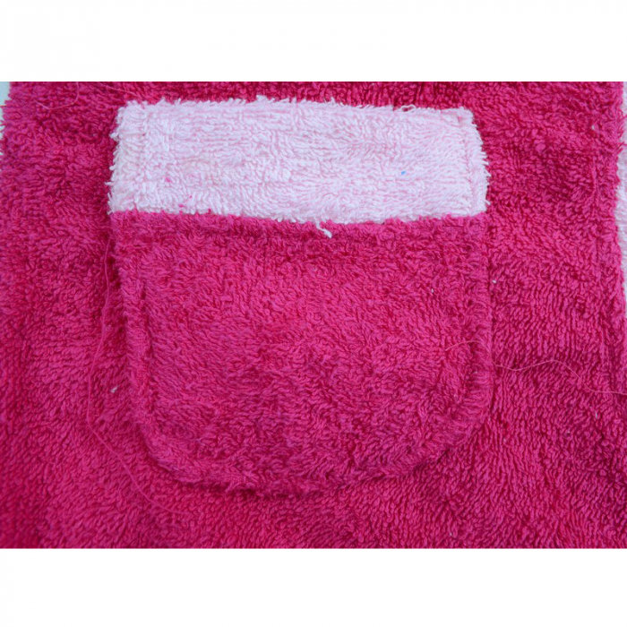 Halat de baie pentru fete Setino Shimmer & Shine 840-312F-92-98-cm, Fucsia [3]