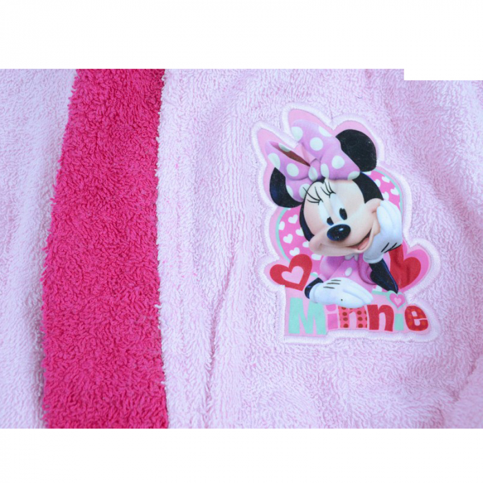 Halat de baie pentru fete Setino Minnie Mouse MIN-H-ROBE-01-92-98-cm, Roz [3]