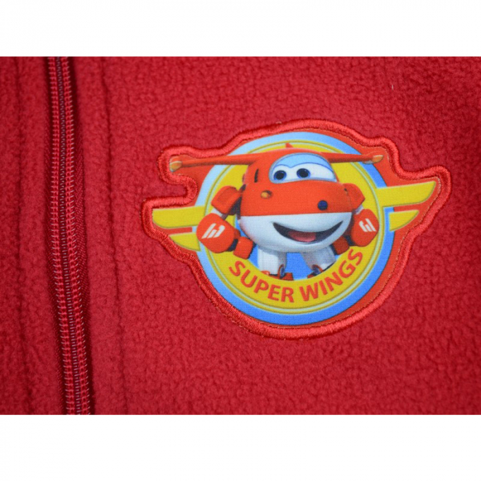 Hanorac cu maneca lunga pentru baieti Setino Super Wings 900-166-110-cm, Rosu [3]