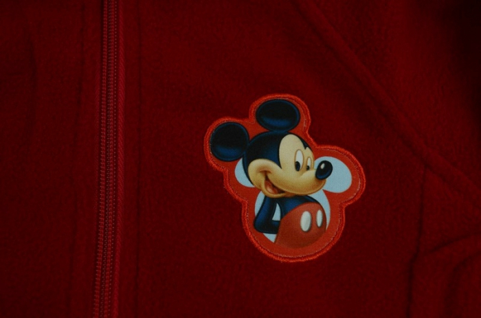 Hanorac din polar pentru baieti Setino Mickey Mouse 900-120R1-92, Rosu [2]