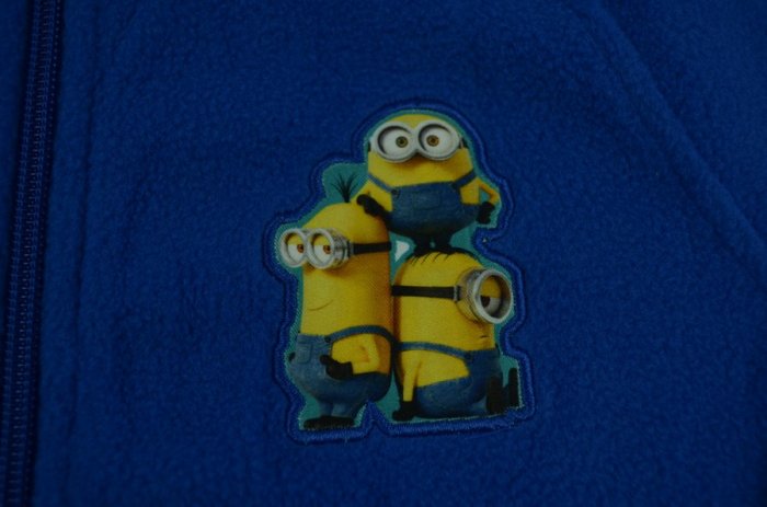Hanorac din polar pentru baieti Setino Minions 900-112AL-116, Albastru [2]