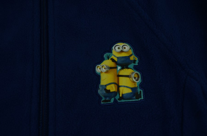 Hanorac din polar pentru baieti Setino Minions 900-112B-116, Bleumarin [2]