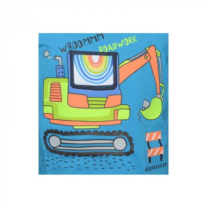 Tricou pentru baieti Happy House HB-8182A-80-86 cm, Albastru [3]