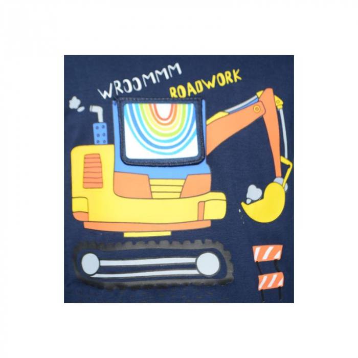 Tricou pentru baieti Happy House HB-8182BL-92-98 cm, Bleumarin [3]