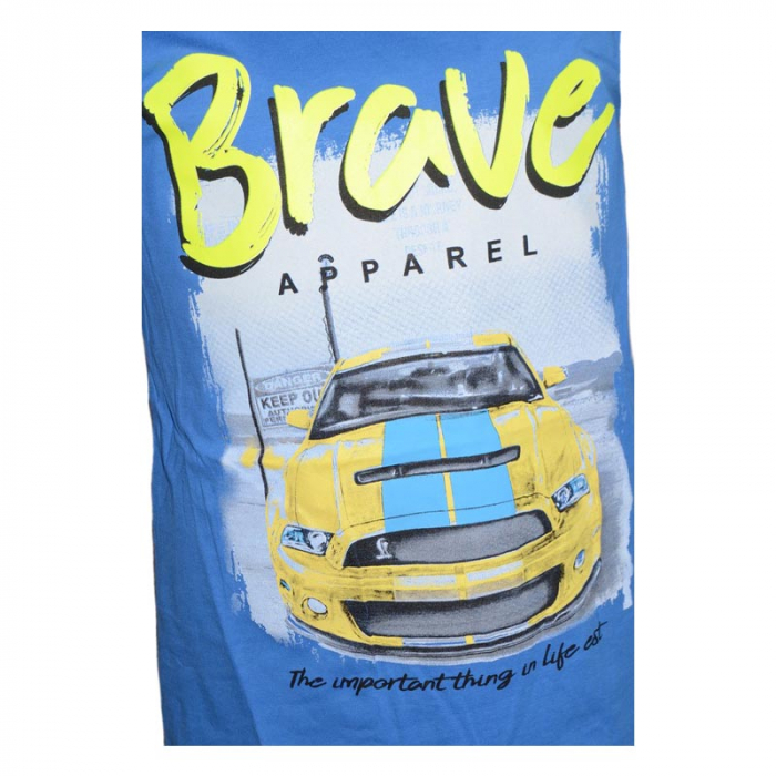 Tricou pentru baieti Happy House HB-8196-122-128, Albastru [3]