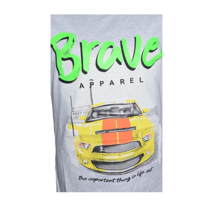 Tricou pentru baieti Happy House HB-8196G-122-128, Gri [3]