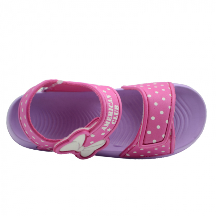 Sandale pentru fete American Club SPF6489-29, Roz [3]