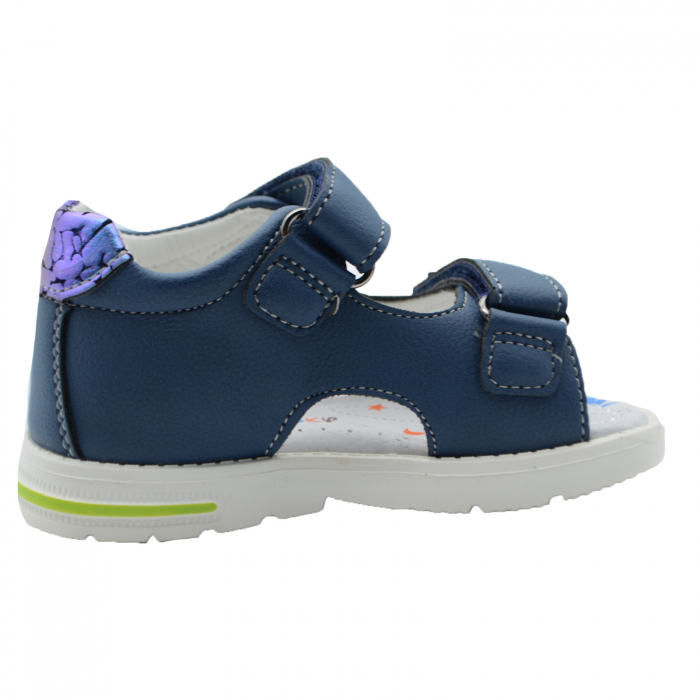 Sandale ortopedice pentru baieti Bessky HL826-3A-22, Bleumarin [2]
