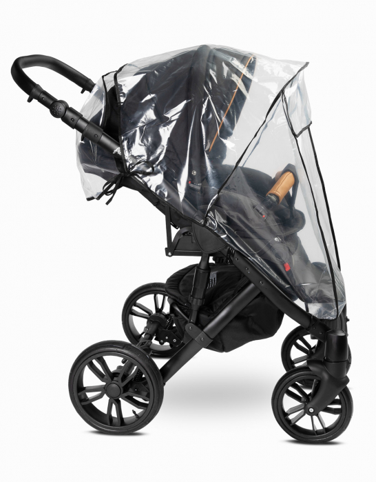 Husa de ploaie pentru carucior sport Large, Caretero 522088, Transparent [1]