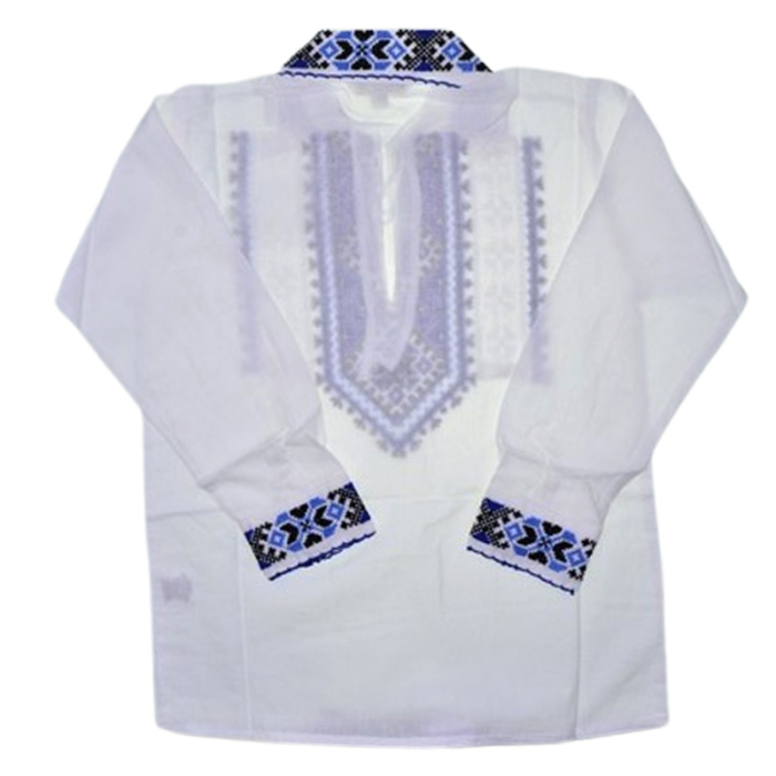 Ie tip camasa, cu guler si maneca lunga, pentru baieti, Mini Junior IE-MJ20-4, Alb [2]