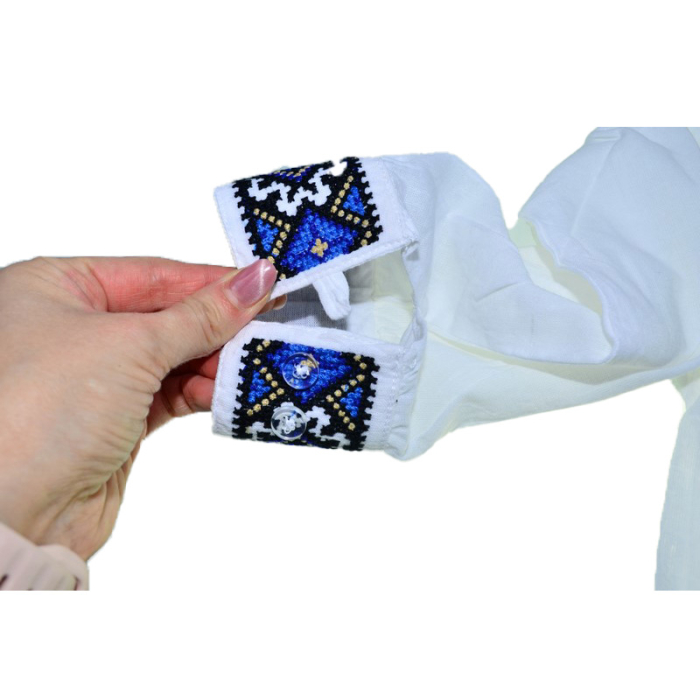 Ie tip camasa, cu guler si maneca lunga, pentru baieti, Mini Junior IE-MJ15-0, Alb [4]