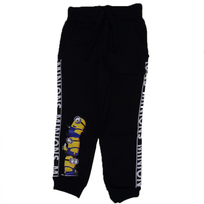 Pantaloni captusiti pentru baieti E Plus M Minions ILM-1-104, Negru [1]